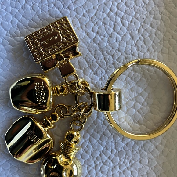 Dior Accessories - DIOR Gold Keychain with Charms